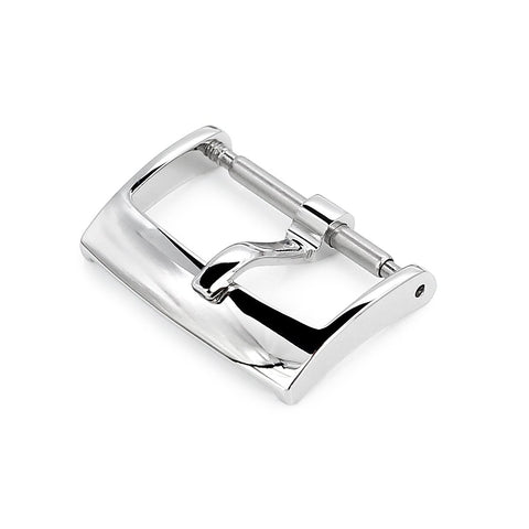 Polished Classic Pin Buckle 063, 16, 18 & 20mm