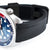 Seiko Turtle Crafter Blue Black PVD Buckle Rubber Straps | Strapcode