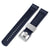 Seiko Turtle Crafter Blue Navy Curved End Rubber Straps | Strapcode