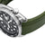 Crafter Blue 22mm Curved Lug End Military Green Rubber Dive Watch Strap for Seiko Gold Turtle SRPC44 IP Gold Buckle Taikonaut Watch Bands
