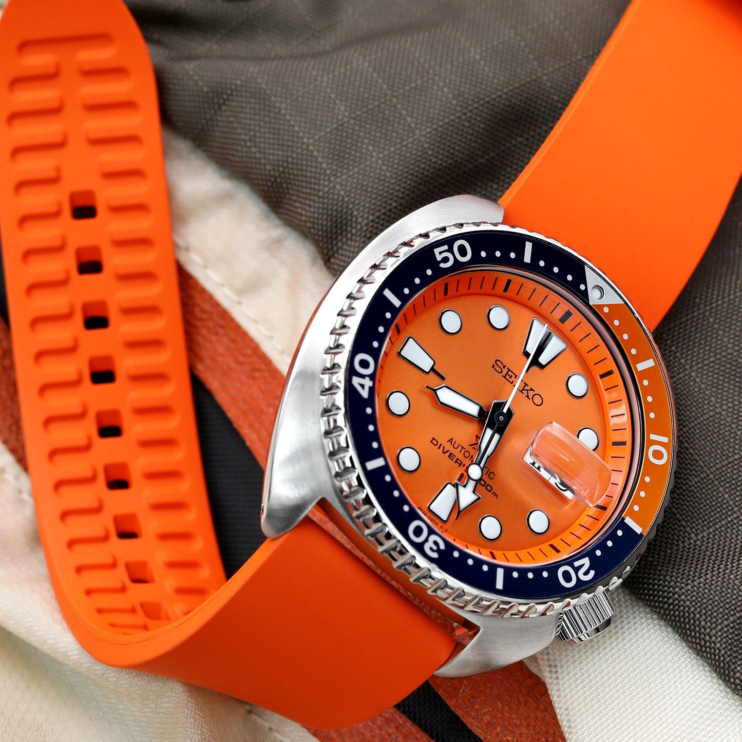 Seiko Prospex SRPC95K1 Divers Watch Limited Edition Orange New Turtle 200m