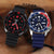 Seiko 5 Sports SRPD83K1 Black Hard Coating Red Lume Street Style Taikonaut Watch Bands