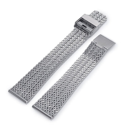 20mm Milanese Bony Wire Mesh Band, Polished