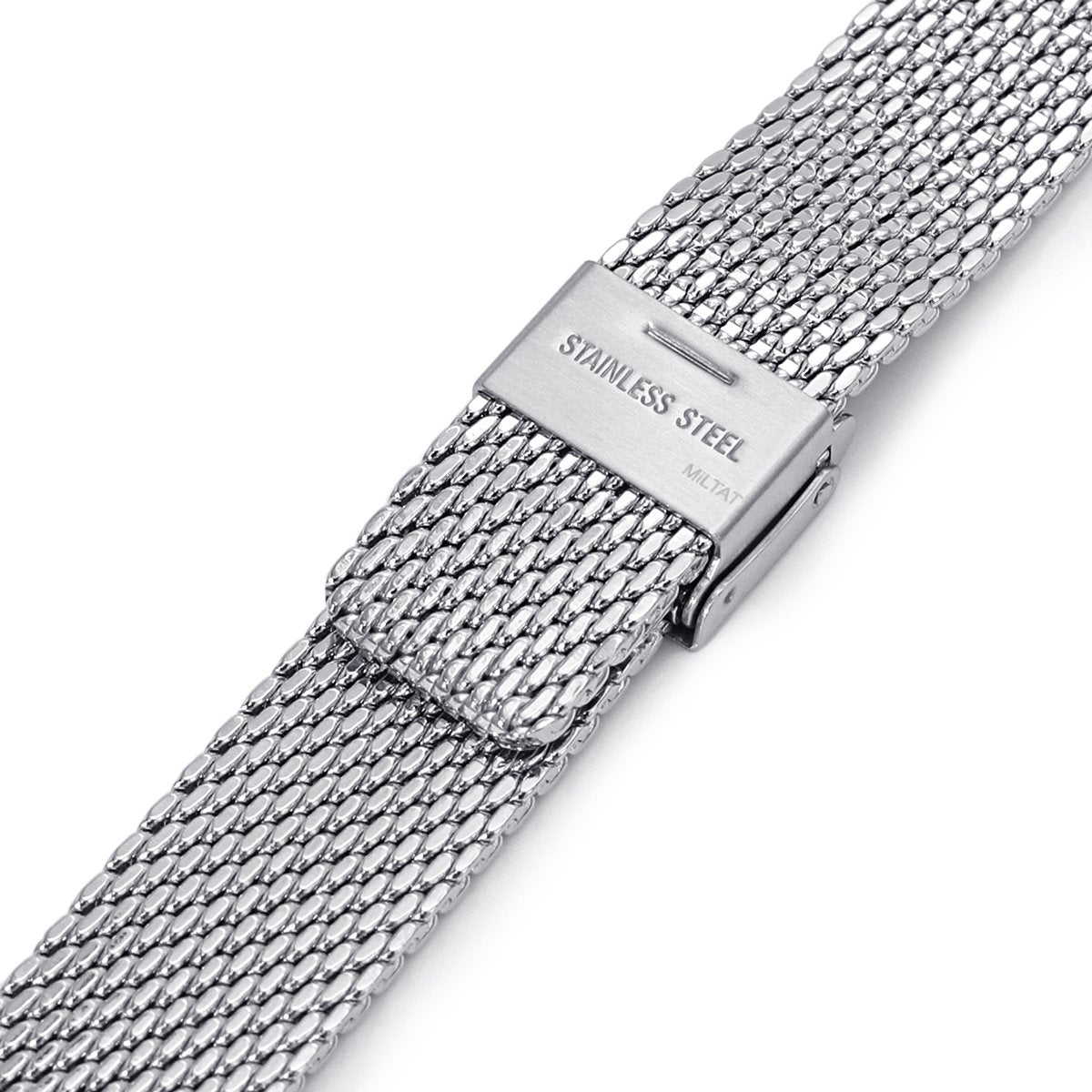 20mm Milanese Bony Wire Mesh Band, Polished