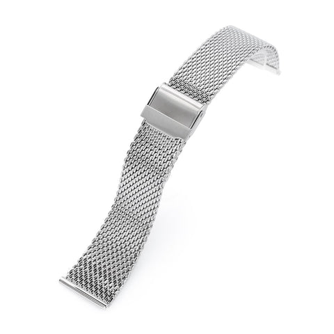 Classic Tapered Wire Mesh Band, Polished