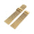 22mm Classic Vintage Knitted Superfine Wire Mesh Band, Polished IP Gold