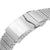 Curved End Massy Mesh Watch Band for Seiko new Turtles SRP777, V-Clasp, Polished