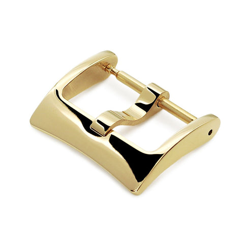 #65 Classic Pin Buckle, Polished IP Gold