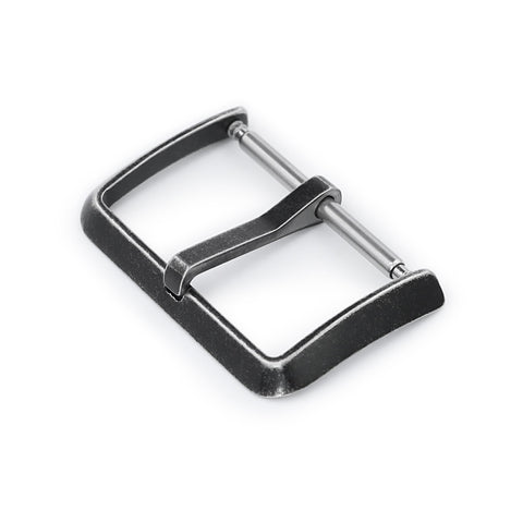 Raw Brushed Classic Pin Buckle #65, 20 & 22mm