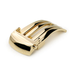 18mm Roller Deployment Watch Buckle / Deployant Clasp Gold | Strapcode