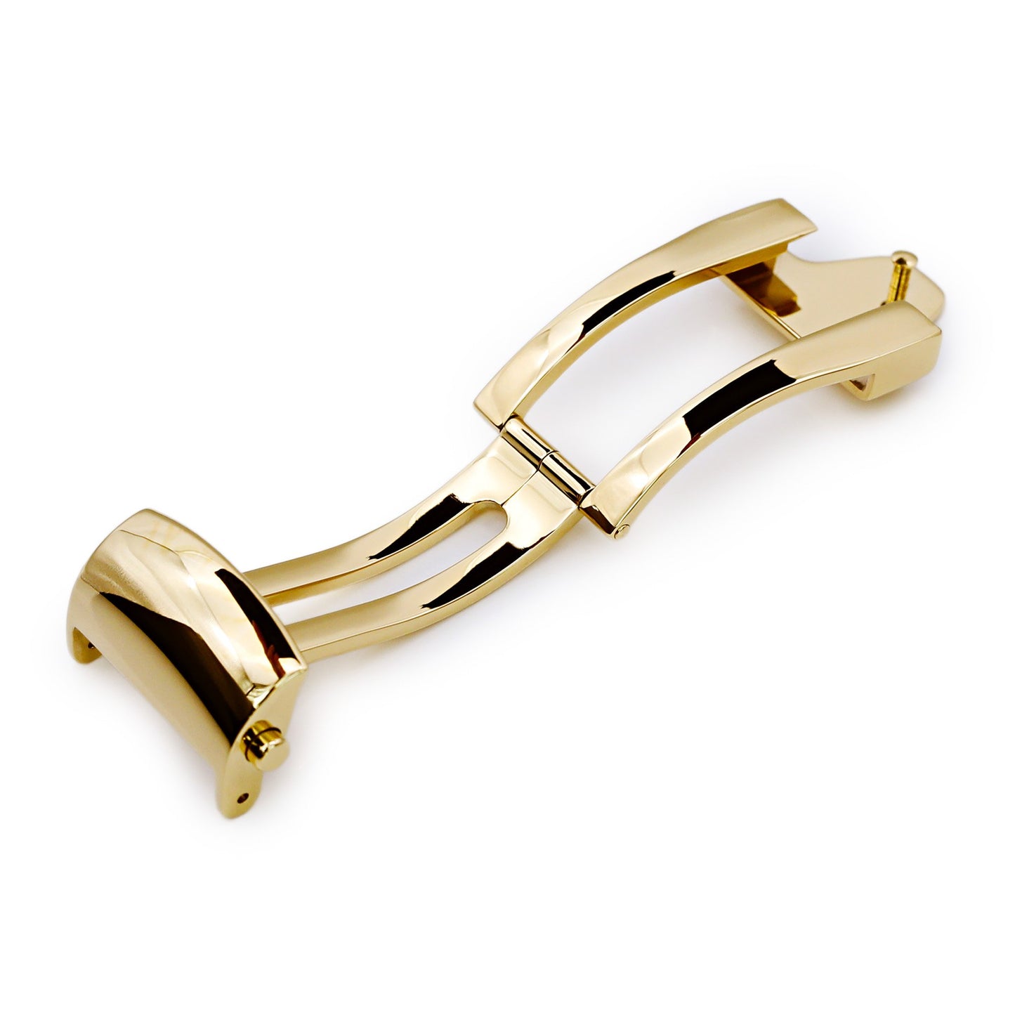 18mm Roller Deployment Watch Buckle / Deployant Clasp Gold | Strapcode