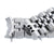 20mm Angus-J Louis 316L Stainless Steel Watch Bracelet for Seiko SARB033, Brushed, V-Clasp
