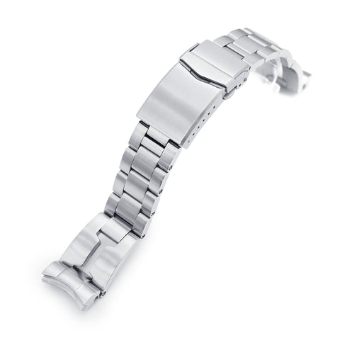20mm Retro Razor compatible with Seiko Baby MM200 V-Clasp Brushed