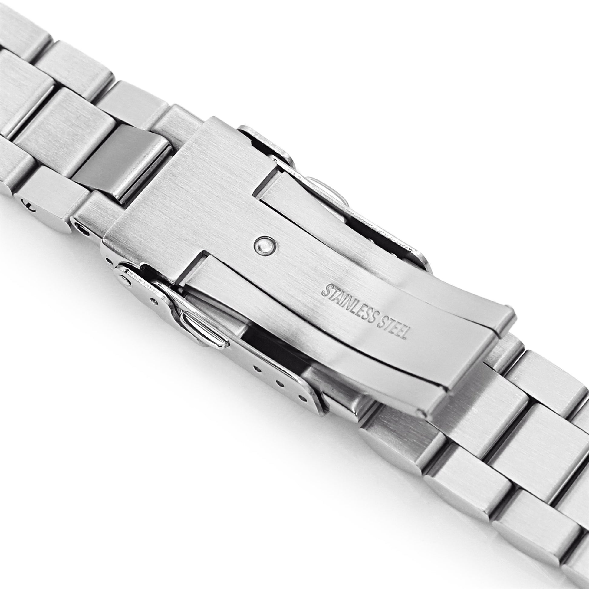 22mm Endmill 316L Stainless Steel Watch Band for Seiko SKX007, Brushed and Polished Diver Clasp Taikonaut