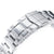 22mm Super-O Boyer 316L Stainless Steel Watch Band for Seiko 5, Brushed SUB Clasp