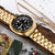 22mm Endmill 316L Stainless Steel Watch Bracelet for Seiko New Turtles SRP777, SUB Clasp full IP Gold
