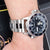 22mm Super-O Boyer watch band universal straight end version, Brushed & Polished SUB Clasp
