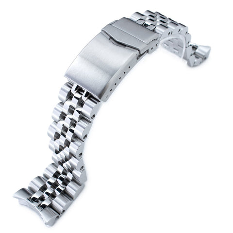 22mm Angus-J Louis compatible with Seiko 5 V-Clasp Brushed
