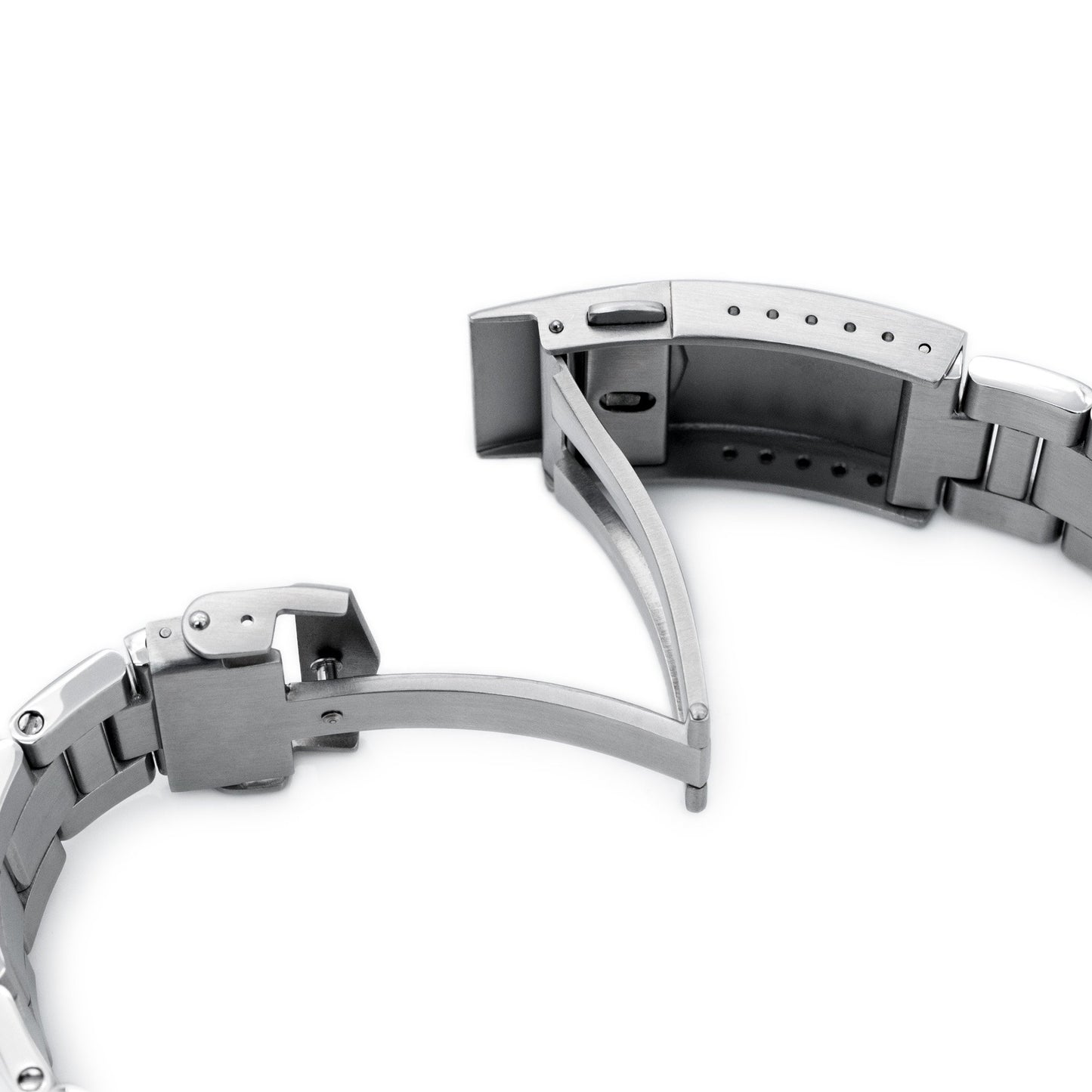 TUD BB 79230 Curved End Retro Razor Bracelet | Strapcode