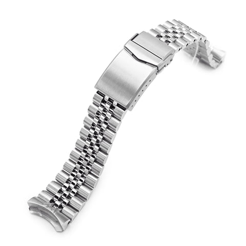 22mm Super-J Louis compatible with Seiko 5 V-Clasp Brushed