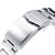 22mm Super-O Boyer 316L Stainless Steel Watch Band for Seiko 5, Brushed V-Clasp