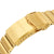 22mm Bandoleer 316L Stainless Steel Watch Band for Seiko new Turtles SRPC44, Full IP Gold V-Clasp