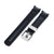 TUD BB M79230 Curved End Lug Black Rubber Watch Band | Crafter Blue
