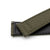 Q.R. 20mm Military Green Sailcloth Watch Band with leather lining