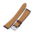 MiLTAT Q.R. Burgundy Horween Leather Watch Band, Green St.