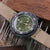 MiLTAT Q.R. Tan / Khaki Suede Leather Watch Band, Green St.
