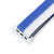 One-piece Blue / White Hook & Loop Durable Nylon Watch Band compatible with Apple Watch 44mm / 45mm models