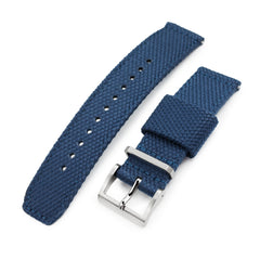 Navy Blue Premium Nylon Honeycomb Weave Quick release Watch Strap