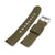 22mm Military Green Premium Nylon Weaved Quick Release Watch Band with Eyelet
