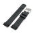22mm Crafter Blue - CB10-F Black FKM Rubber Curved Lug Watch Band for Seiko SKX007
