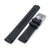 22mm Crafter Blue - CB12 Black Rubber Curved Lug Watch Strap compatible with Seiko new Turtles SRP777