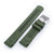 22mm Crafter Blue - CB12 Green Rubber Curved Lug Watch Strap compatible with Seiko new Turtles SRP777