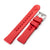 Chaffle Red FKM Rubber watch strap 20mm