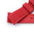 Crisscross Red FKM Quick Release Rubber Strap, 20mm or 22mm