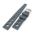 20mm Grey Large Holes Rally FKM Quick Release Rubber watch band