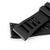 Black RM Vented FKM Quick Release Rubber Watch Strap, 20mm or 22mm