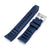 Navy Blue RM Vented FKM Quick Release Rubber Watch Strap, 20mm or 22mm