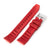 Red RM Vented FKM Quick Release Rubber Watch Strap, 20mm