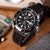 Ocellus Black FKM Rubber Quick Release Watch Strap