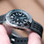 Ocellus Black FKM Rubber Quick Release Watch Strap