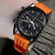 Ocellus Orange FKM Rubber Quick Release Watch Strap