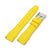 Quick Release Yellow Pilot FKM rubber watch strap, 20mm or 22mm