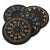 The Service Dial Coasters Set-A (pack of 4 patterns) by HAVESTON Straps