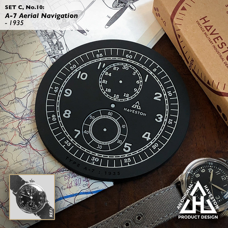The Chronograph Service Dial Coasters Set-C (pack of 4 patterns) by HAVESTON Straps