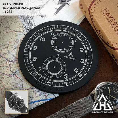 The Chronograph Service Dial Coasters Set-C (pack of 4 patterns) by HAVESTON Straps