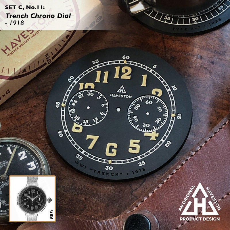 The Chronograph Service Dial Coasters Set-C (pack of 4 patterns) by HAVESTON Straps